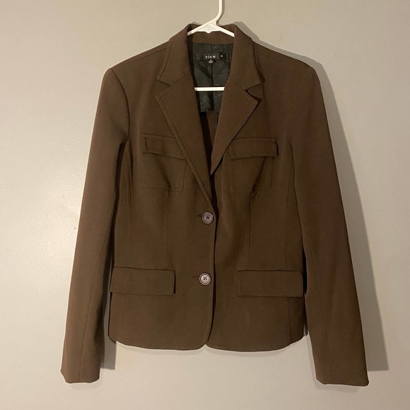The View Jackets & Blazers - The View Brown Career Blazer SZ 10